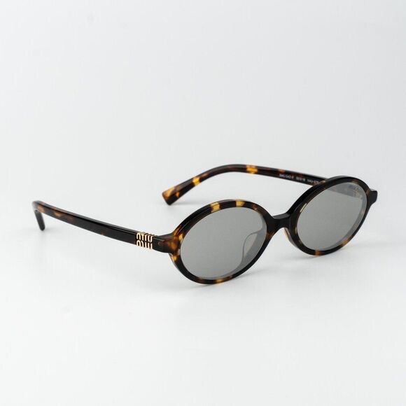 Miu Miu REGARD Women Sunglasses Havana Grey Mirror Silver MU04ZSF VAU07F REGARD main image 7
